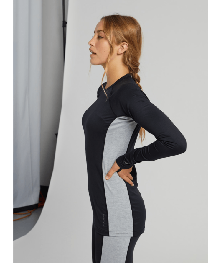 Burton Burton Womens Midweight X Base Layer Crew | True Black