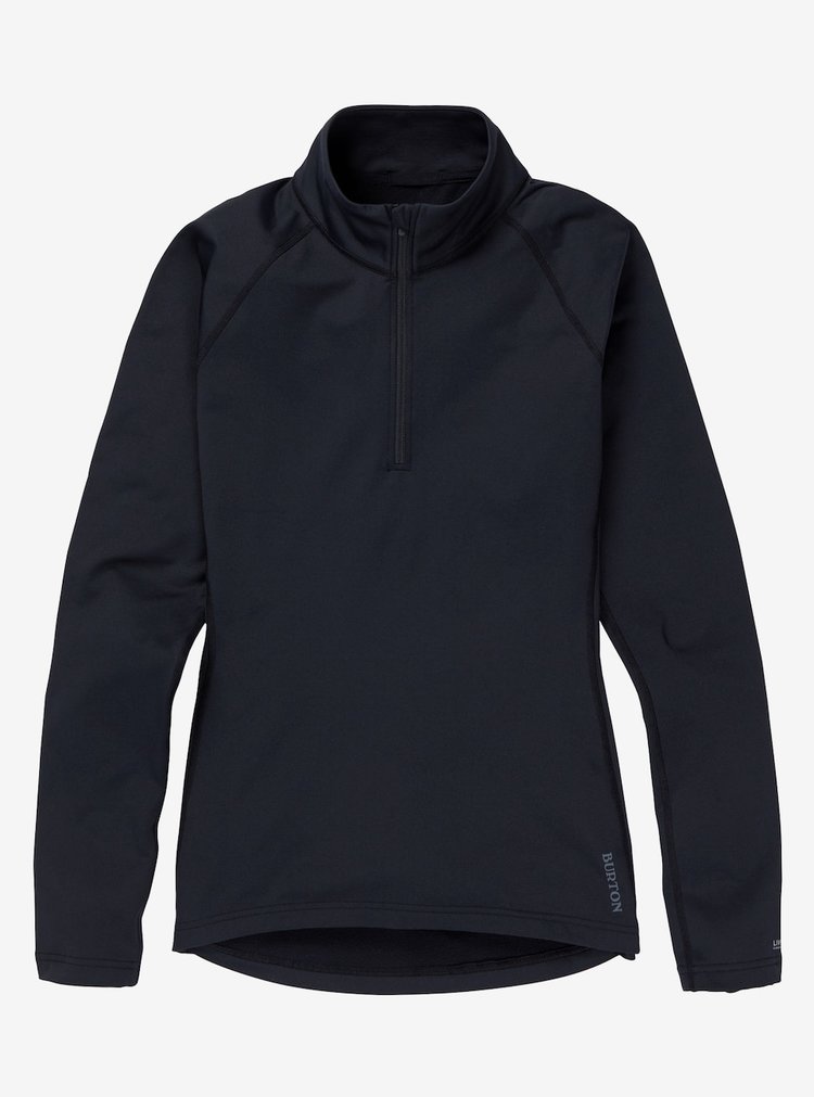 Burton Burton Womens Heavyweight X Base Layer Quarter-Zip | True Black