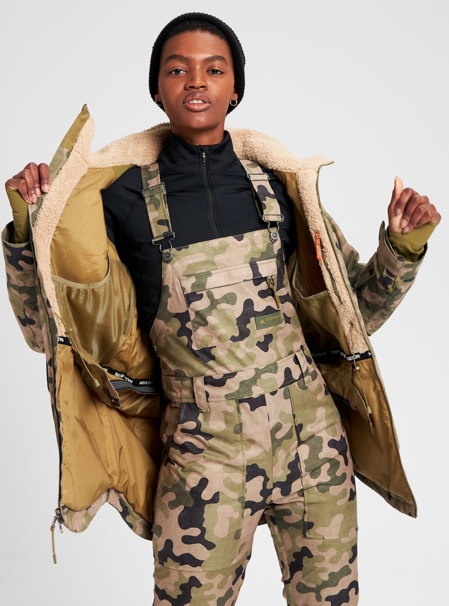 Burton Burton Womens Prowess Jacket 2022 | Martini Olive Terra Camo