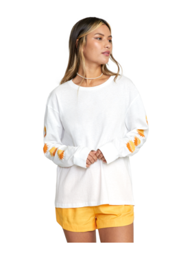 RVCA Rvca  Womens Rotation Ls | Vintage White