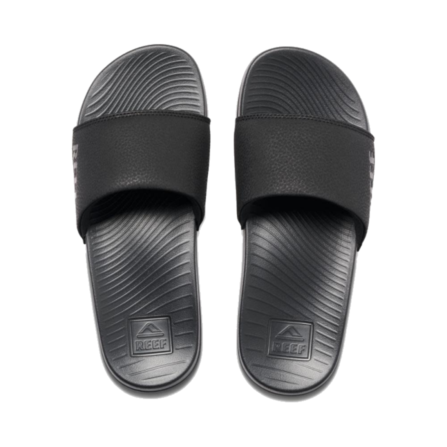 Reef One Slide Sandals- Black Men main image 2