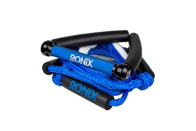 Ronix Ronix Bungee Surf Rope W/10In. Handle Hide Grip - 25Ft. 5-Sect. Rope | Blue