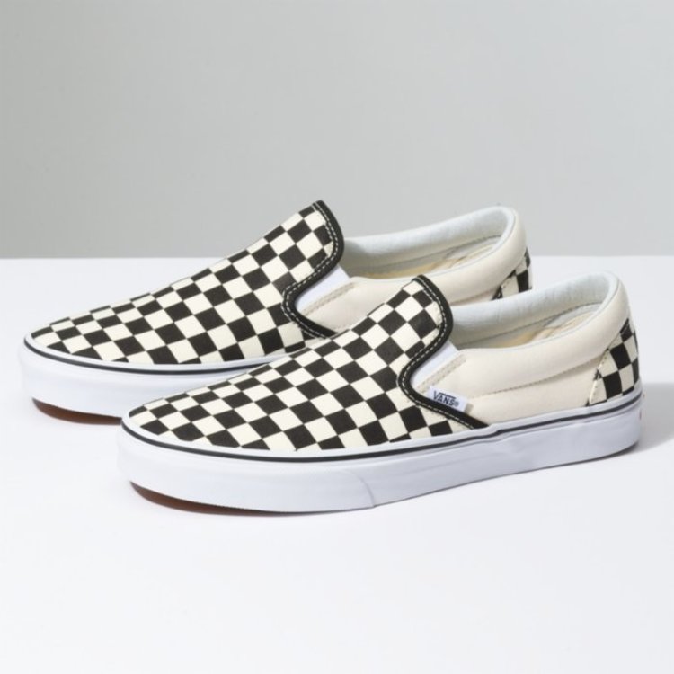Vans Vans Classic Slip-On (Unisex) | Black/White-Checkerboard