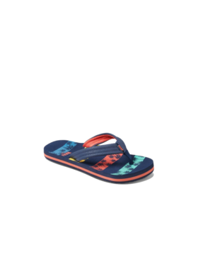 Reef Reef Ahi (Youth) | Navy Palm Stripe