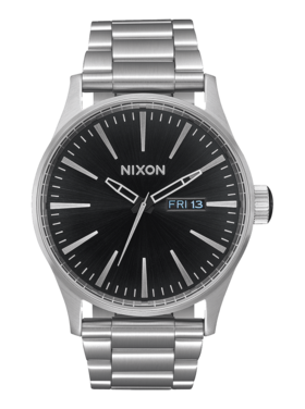 Nixon Nixon Sentry Stainless Steel| Black Sunray