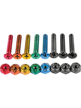 Enjoi Enjoi Little Buddies Anodized Bolts 1' | Multi