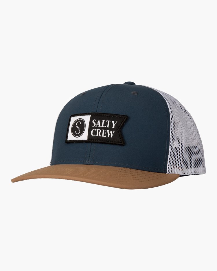 Salty Crew Salty Crew Pinnacle 2 Retro Trucker (Mens) | Indigo/Tan