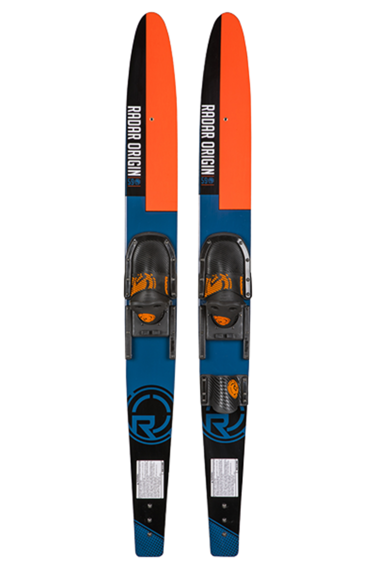 Radar Radar Origin Combos W/ Adj Horseshoe Bindings 2023 | Black / Blue / Orange