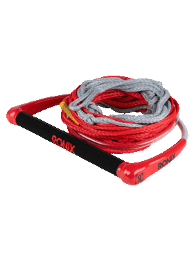 Ronix Ronix Combo 2.0-Hide Grip W/65Ft. 4-Sect. Pe 2025 | Red/Grey