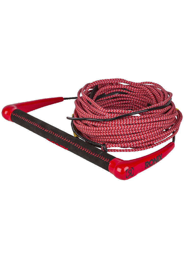 Ronix Ronix Combo 3.0 - Hide Grip 1.15 In. Dia. W/70Ft. 4-Sect. Hyb. Solin Rope | Red