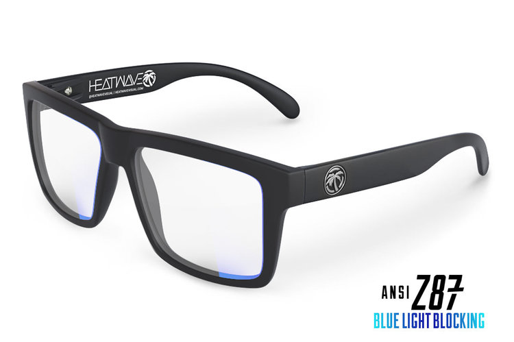 Heatwave Heatwave Vise Z87 Black | Blue Light Blocking Lens