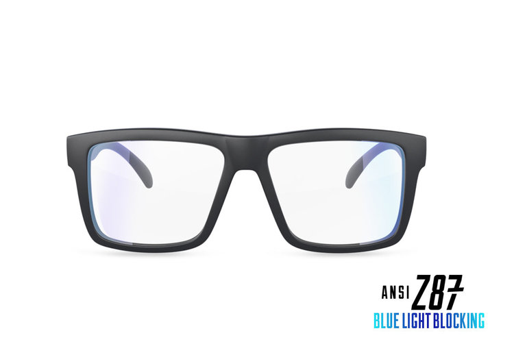 Heatwave Heatwave Vise Z87 Black | Blue Light Blocking Lens