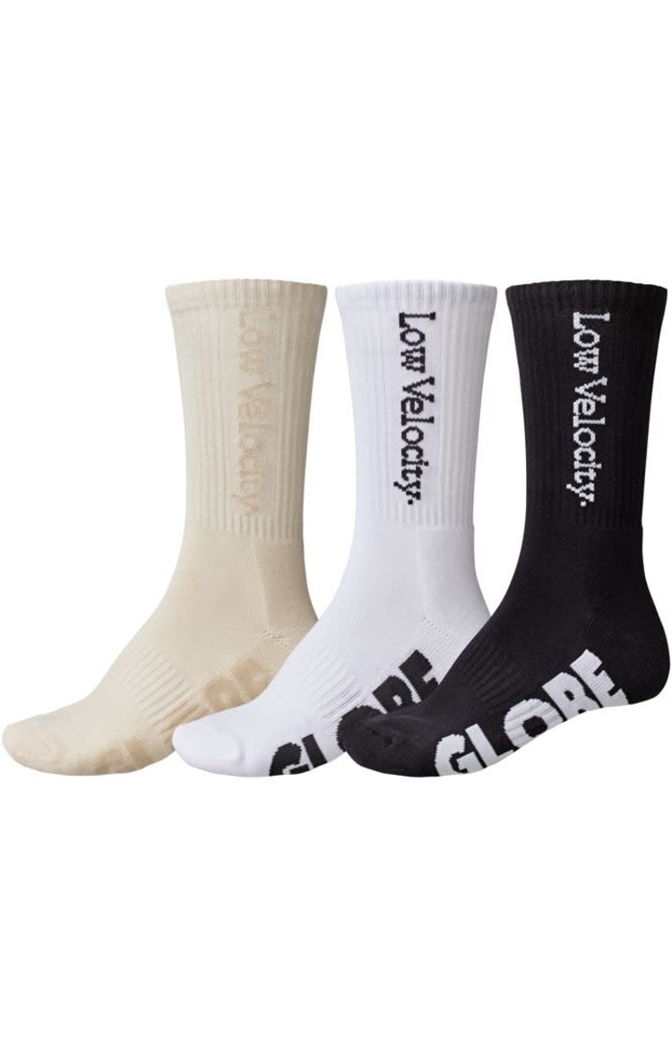 Globe Globe Low Velocity Crew Sock 3-Pack (Mens) | Assorted