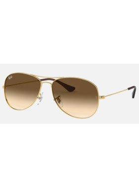 Ray Ban Ray Ban Cockpit Arista Gold | Light Brown