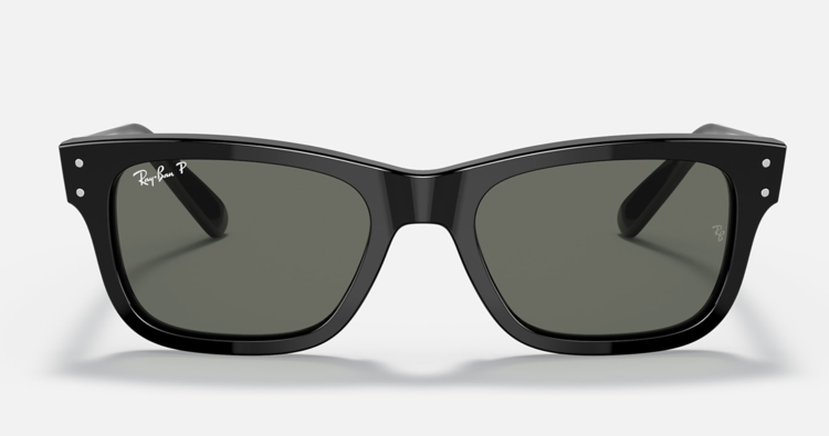 Ray Ban Ray Ban Mr Burbank Polished Black | G-15 Green Polarized