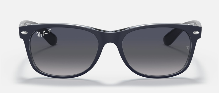 Ray Ban Ray-Ban New Wayfarer Matte Blue On Transparent | 66077855