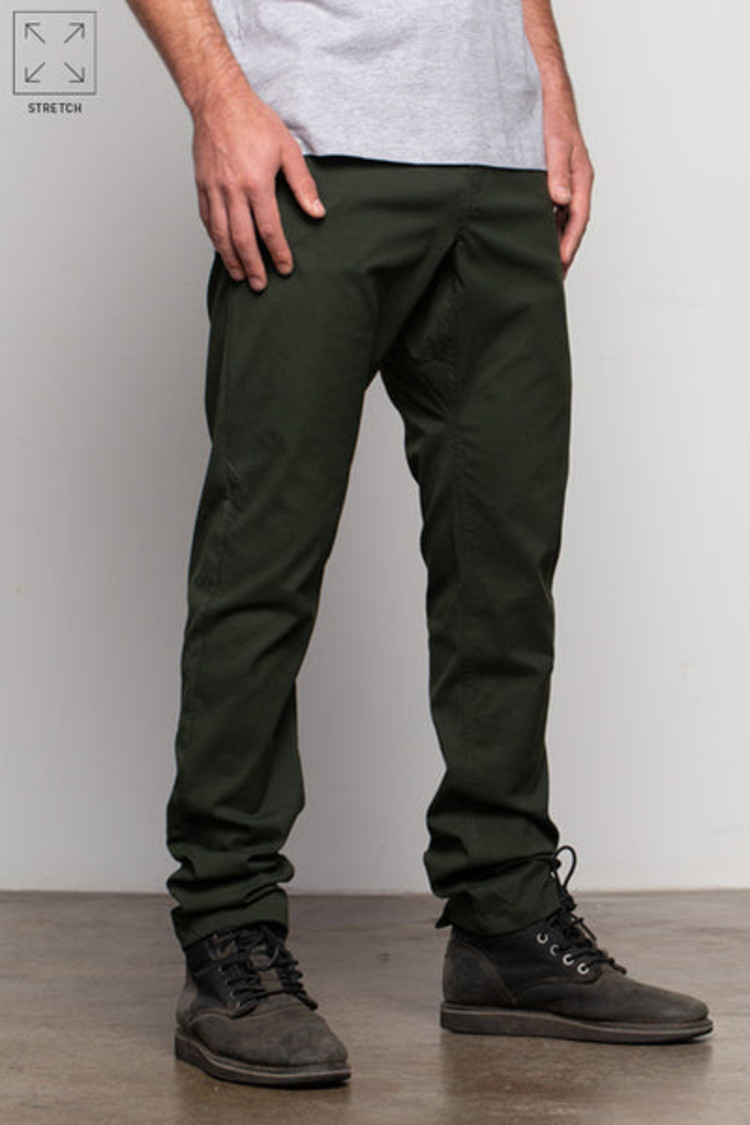 686 686 Mens Everywhere Pant - Slim Fit | Dark Green