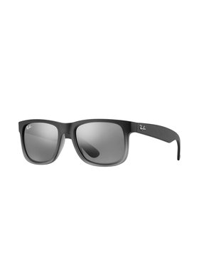 Ray Ban Ray Ban Justin Rubber Grey On Clear Grey | 852/88
