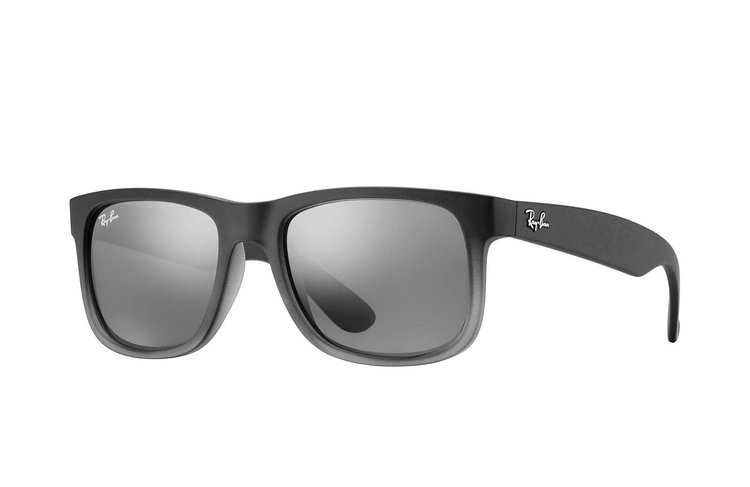 Ray Ban Ray Ban Justin Rubber Grey On Clear Grey | 852/88