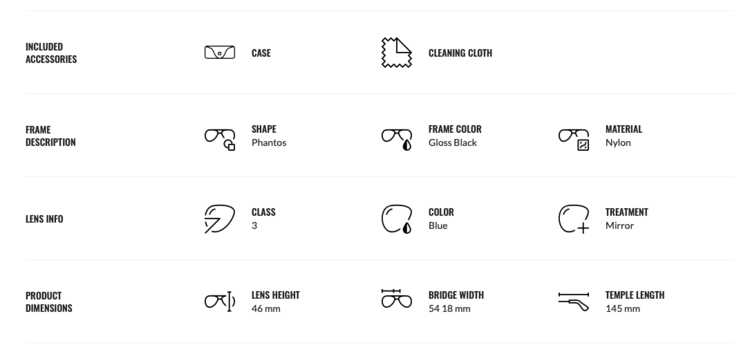 Ray Ban Ray Ban Erika Black | 601/55