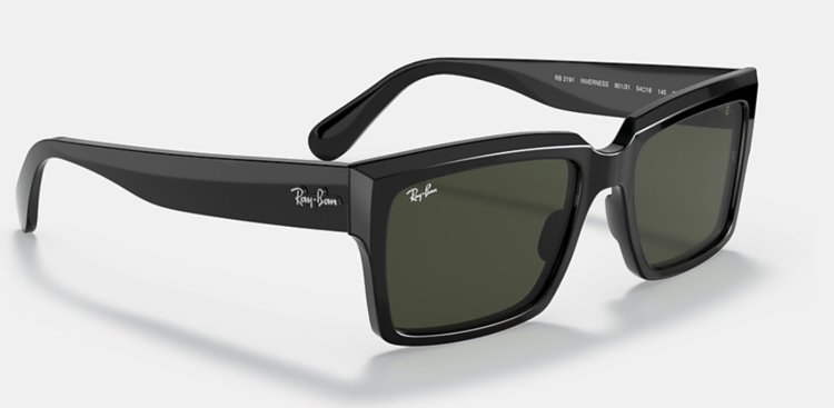 Ray Ban Ray Ban Inverness Polished Black | G-15 Green