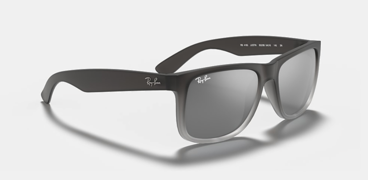 Ray Ban Ray Ban Justin Rubber Grey On Clear Grey | 852/88