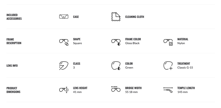 Ray Ban Ray Ban New Wayfarer Classic Black | G-15 Green