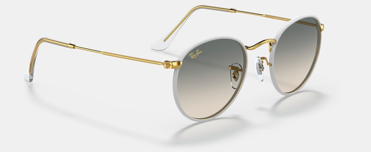 Ray Ban Ray Ban Round Full Color Legend Polished Grey | Light Grey Gradient