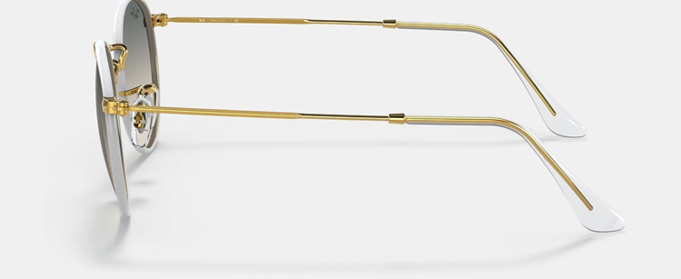 Ray Ban Ray Ban Round Full Color Legend Polished Grey | Light Grey Gradient