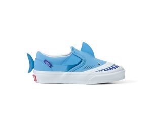 Vans K Classic Slip On Shark Blue True White S3 Boardshop