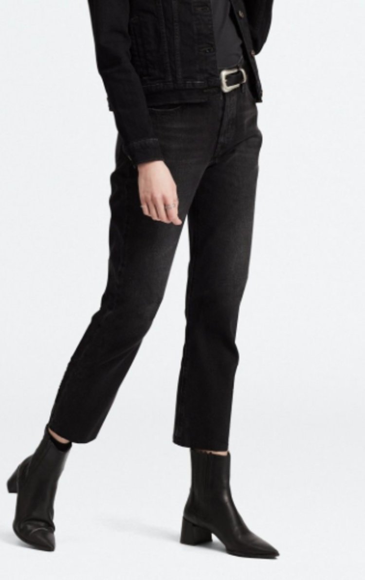 Levis Levis Womens 501® Crop | Black Sprout