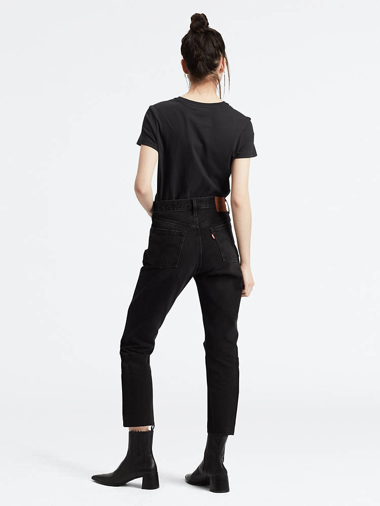 Levis Levis Womens 501® Crop | Black Sprout