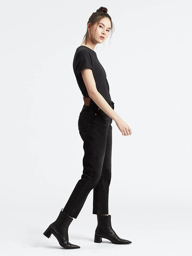 Levis Levis Womens 501® Crop | Black Sprout
