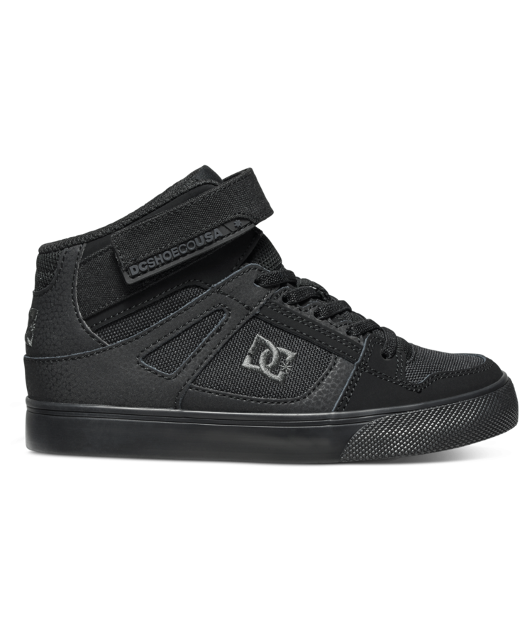 DC Dc Pure High-Top Ev (Youth) | Black/Black/Black