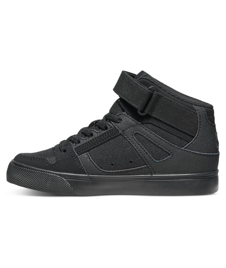 DC Dc Pure High-Top Ev (Youth) | Black/Black/Black