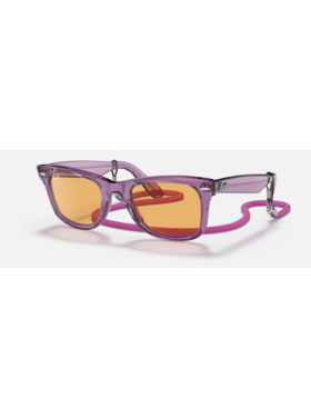 Ray Ban Ray-Ban Wayfarer Transparent Violet | 66131352