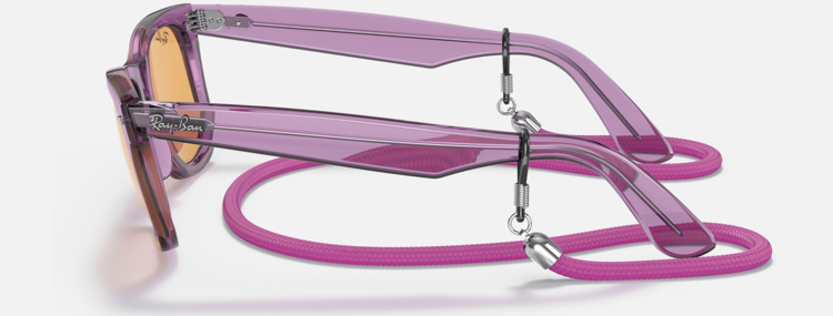 Ray Ban Ray-Ban Wayfarer Transparent Violet | 66131352