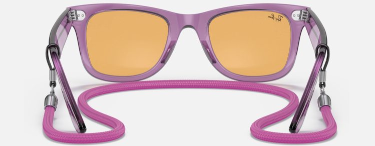 Ray Ban Ray-Ban Wayfarer Transparent Violet | 66131352