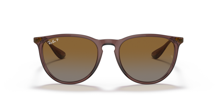 Ray Ban Ray Ban Erika Transparent Dark Brown | Brown Gradient Polarized