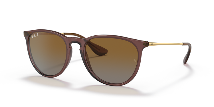 Ray Ban Ray Ban Erika Transparent Dark Brown | Brown Gradient Polarized