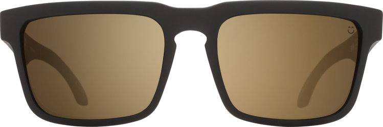 Spy Spy Helm Af Soft Matte Black | Happy Bronze w/ Gold Mirror