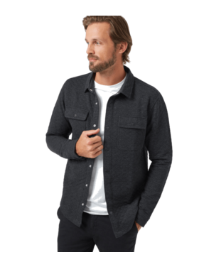 Tentree Tentree Quilted Colville Shacket (Mens) | Meteorite Black Htr