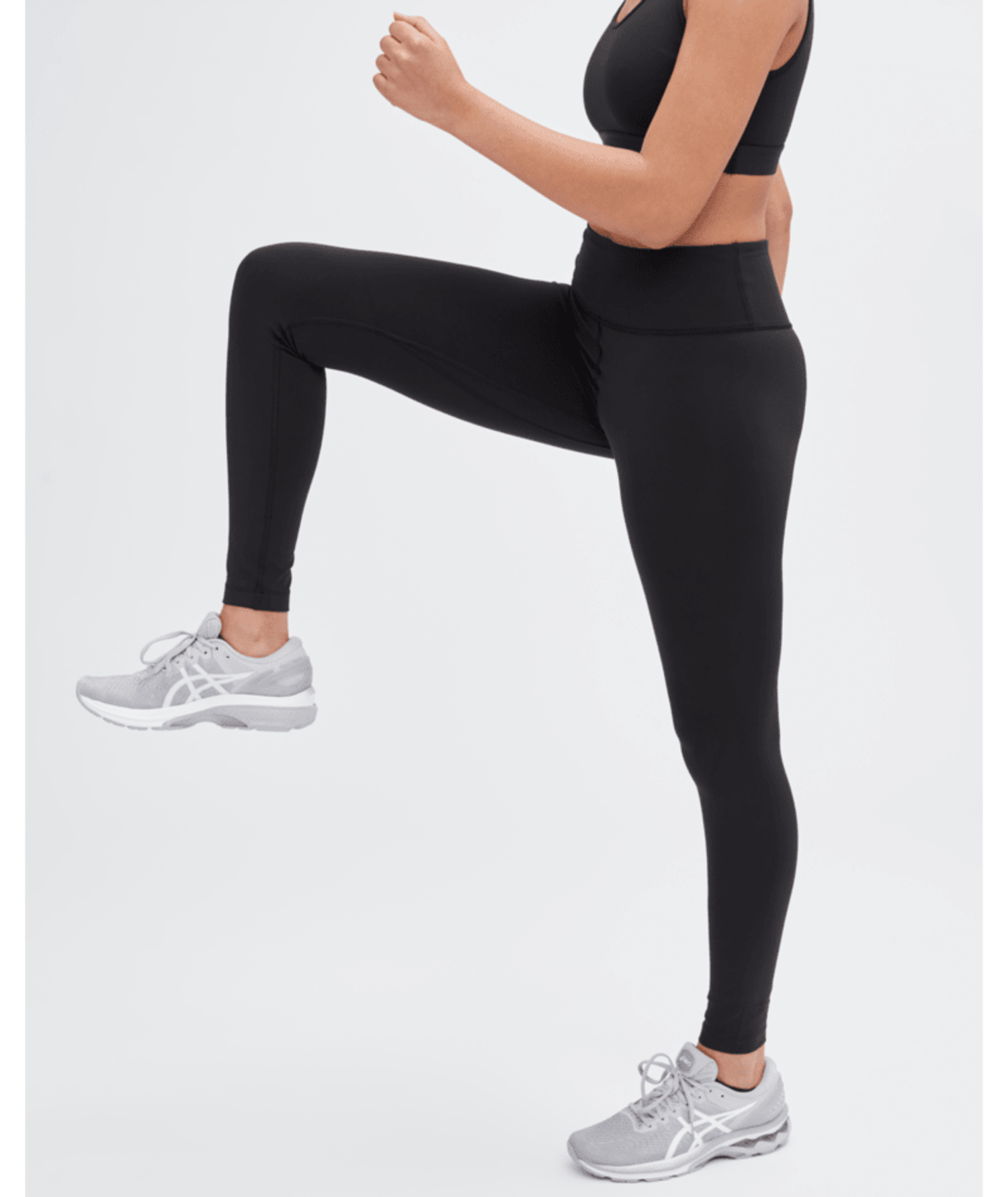 In Motion High Rise Legging by Tentree in Black at