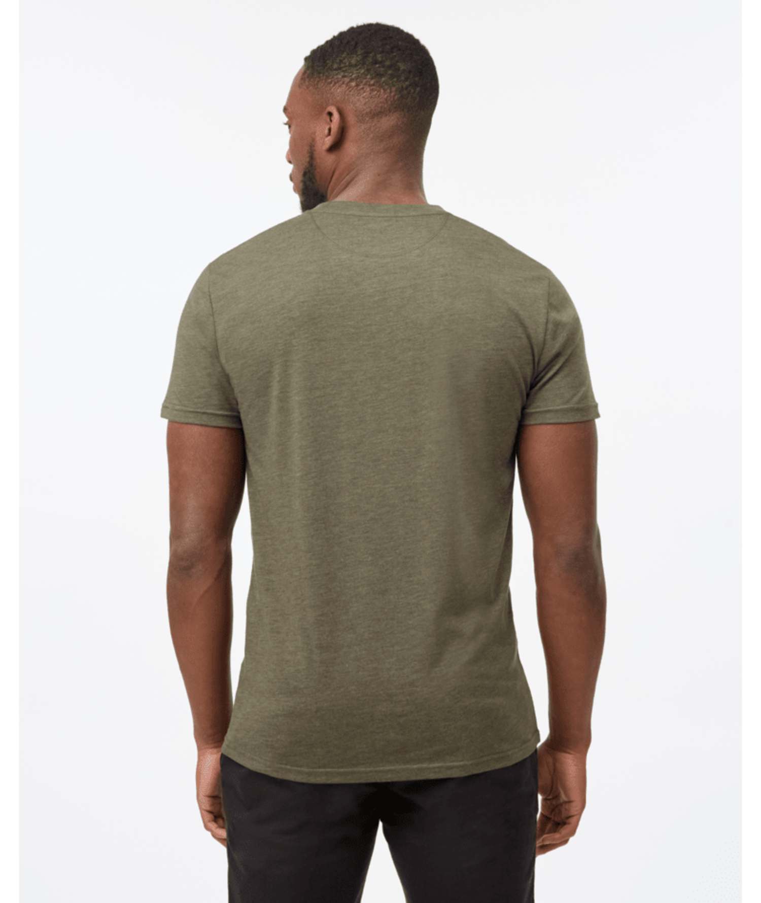 Tentree M Sasquatch T-Shirt | Olive Night Green Heather - S3 Boardshop