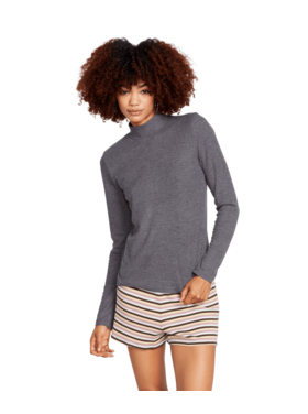 Volcom Volcom Womens Lil Rib Ls | Black