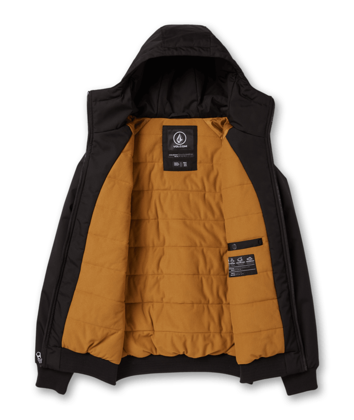 Volcom M Hernan 5K Jacket Black S3 Boardshop