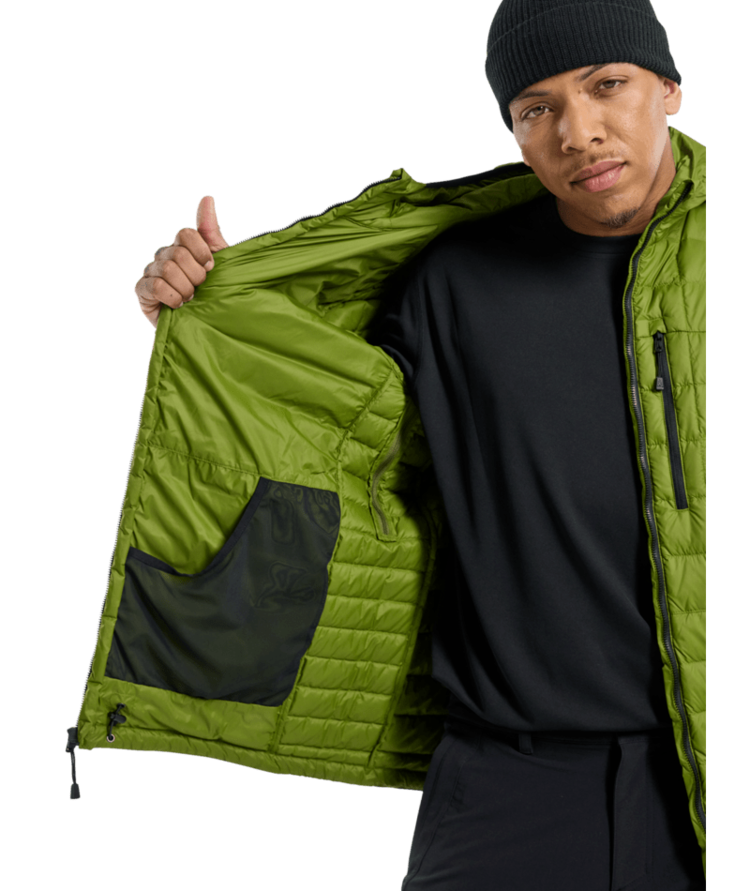 Burton M Mid-Heat Hooded Down Insulated Jacket | Calla Green - S3 Boardshop