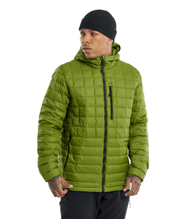Burton M MidHeat Hooded Down Insulated Jacket Calla Green S3