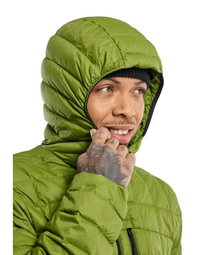Burton M MidHeat Hooded Down Insulated Jacket Calla Green S3