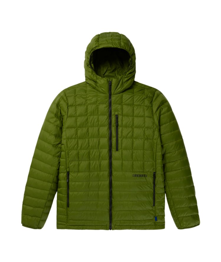 Burton M MidHeat Hooded Down Insulated Jacket Calla Green S3